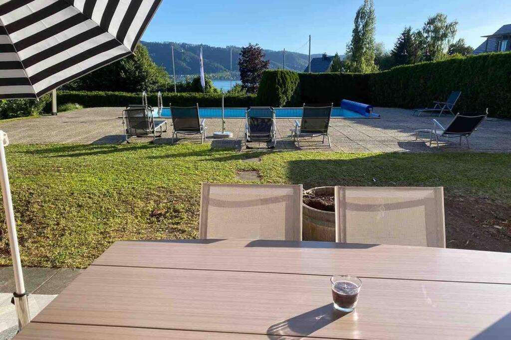 Die Seeblume - Ferienwohnung Mit Pool Und Seeblick Bodman-Ludwigshafen Exterior foto